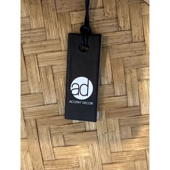 Accent Decor Rattan Rainbow Wall Mount Wicker Shelf & Hanging Basket Organizer - Picture 8 of 8